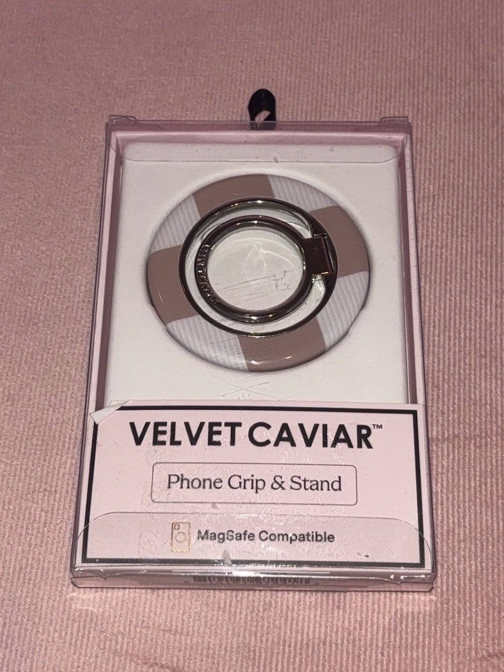Velvet Caviar Mocha Vibe Phone Grip & Stand